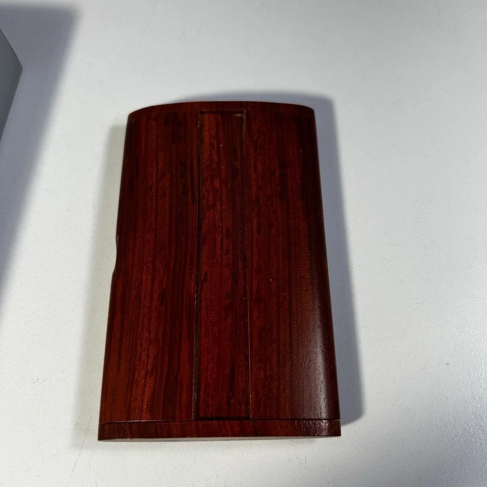 Things Remembered Engraveable Wooden Pen & Business Card Holder Set NEW Box
